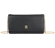 Tommy hilfiger refined musta olkalaukku