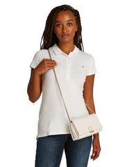 Tommy hilfiger vaalea flap juhlalaukku olkalaukku