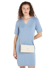 Tommy hilfiger valkoinen olkalaukku refined