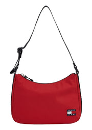 Tommy jeans essential daily kangas olkalaukku punainen