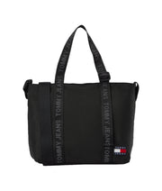 Tommy jeans essential laukku kassi musta kangas