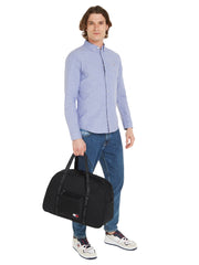 Tommy jeans miesten musta treenikassi duffle kangas
