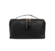 Treats nahka toilettilaukku marie musta