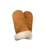 Valle nahka hanskat ruskea