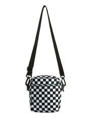 Vans bail olkalaukku ruudullinen mustavalkoinen