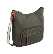 Camel Active Bari Hobo kankainen iso olkalaukku vihreä