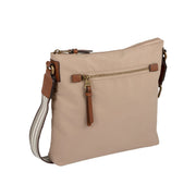 a.eriksson camel active bari kankainen beige olkalaukku