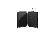 American Tourister Rejoy iso matkalaukku, musta, sisältä