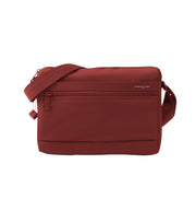 hedgren eye kangas keskikokoinen olkalaukku dalila red punainen