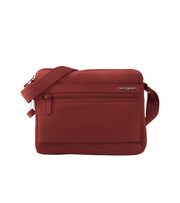 hedgren eye kangas punainen pieni olkalaukku dalila red