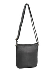 house of sajaco pieni olkalaukku nahka musta pystymallinen