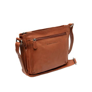 ruskea Chesterfield brand aston olkalaukku nahka konjakinruskea