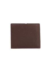 ruskea miesten nahkalompakko corp trifold tommy hilfiger