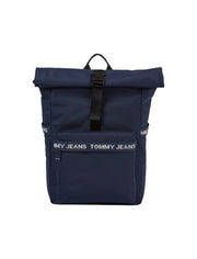 tommy hilfiger essential rolltop koulureppu tummansininen