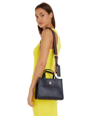 tummansininen tommy hilfiger city summer mini tote