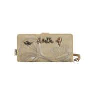 vaalea Anekke memories beige iso lompakko