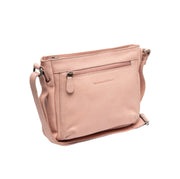 vaaleanpunainen Chesterfield brand aston olkalaukku nahka rose