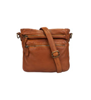 alpha olkalaukku konjakinruskea montana