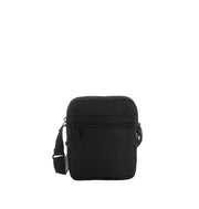 hedgren rush musta kangas pieni olkalaukku