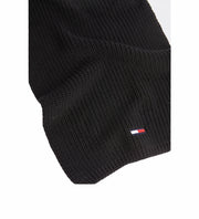 Tommy Jeans basic flag rib huivi musta