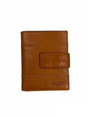 konjakinruskea pieni nabo lompakko