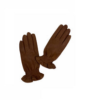 konjakinruskeat elva naisten nahkasormikkaat