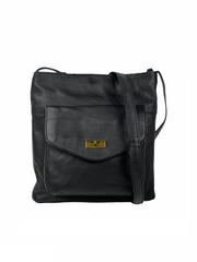 musta kaantolukko olkalaukku