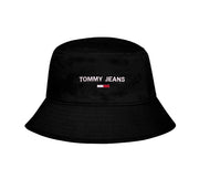 musta kalastajanhattu tommy jeans sport