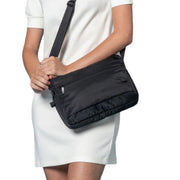 musta olkalaukku tilava hedgren eye M RFID suojattu nylon