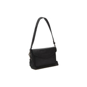 nahkainen olkalaukku samoa musta chesterfield