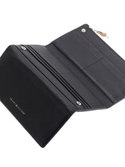 nahkalompakko tommy hilfiger luxe musta