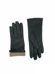 naisten nahkahanskat harmaat