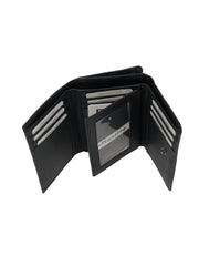 naisten nahkainen musta starling lompakko