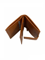 rfid konjakinruskea lompakko