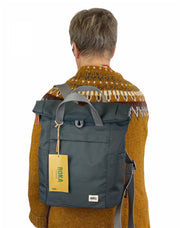 Roka London reppu Sustainable S-koko harmaa