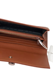 ruskea nahkainen lompakko sylivi ted baker