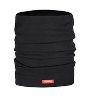 ruskovilla musta tuubihuivi merinovilla