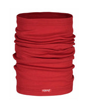 ruskovilla punainen tuubihuivi merinovilla