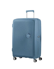 siniharmaa american tourister iso matkalaukku soundbox