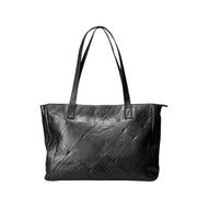 sonja shopper musta iso olkalaukku treats