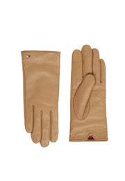 tommy hilfiger essential khaki naisten nahkahanskat