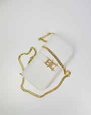 tommy hilfiger iltalaukku plush mini juhlalaukku valkoinen