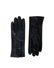 Sajaco naisten nahkahanskat tummansiniset