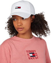 valkoinen lippis tommy jeans