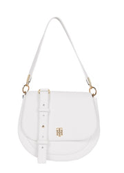 valkoinen tommy hilfiger käsilaukku element saddle