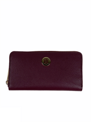 viininpunainen tommy hilfiger lompakko