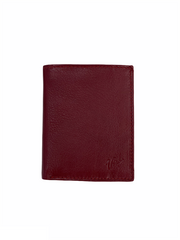 viininpunainen virgo nahkalompakko