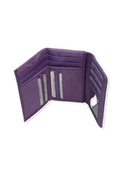 violetti iso nahkalompakko nabo