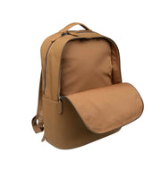 Aarni Athos hirvennahka ruskea iso reppu nahka konjakinruskea