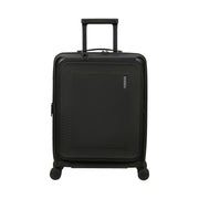American Tourister Dashpop etutaskulla musta lentolaukku edestä